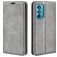 Mobigear Retro Slim Motorola Edge 30 Wallet case - Grey