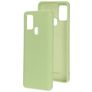 Mobiparts Samsung Galaxy A21s Silikon Zadní kryt - Pistache Green
