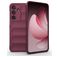 Mobigear Bumpy Samsung Galaxy S25 FE Flexibel TPU Skal - Röd
