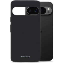 Mobilize Rubber Gelly Google Pixel 9 Pro XL Elastyczne TPU Etui plecki - Czarny