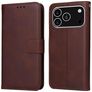 Mobigear Wallet iPhone 18 Pro Cover a libro portafoglio - Marrone