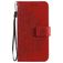 Mobigear Flowers OPPO A54 5G Cover a libro portafoglio - Rosso