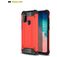 Mobigear Outdoor Samsung Galaxy M51 Hårdt Bagsidecover Stødsikkert - Rød