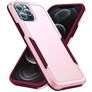 Mobigear Heavy Armor iPhone 14 Pro Max Hårdt Bagsidecover Stødsikkert - Lyserød / Lilla