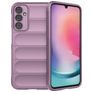 Mobigear Bumpy Samsung Galaxy A24 TPU flexible Carcasa - Morado
