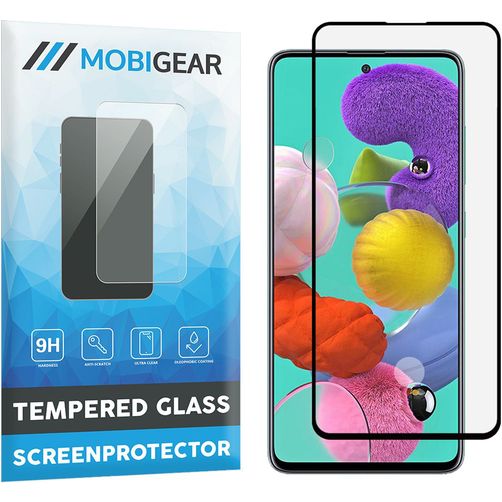 Mobigear Premium Samsung Galaxy A51 5G Vidro temperado Película de ecrã - Compatível com capas - Preto