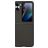 Mobigear Carbon OPPO Find N2 Flip Funda Plástico rígido Carcasa - Negro