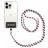 Mobigear Lanyard Universellt justerbart mobilband - Vit / Röd / Grön