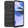 Mobigear Bumpy Realme C35 Fleksibel TPU Bagsidecover - Sort