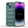 Mobigear Bumpy iPhone 15 Plus Flexible TPU Back cover - Green