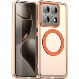 Mobigear Shockproof Xiaomi 14T MagSafe Hardcase Etui plecki - Pomarańczowy