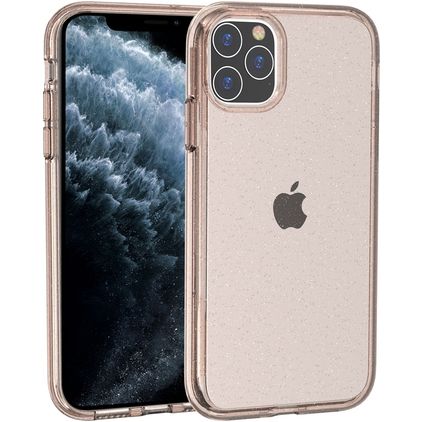 Mobigear Glitter iPhone 11 Pro Funda Plástico rígido Carcasa Antigolpes - Dorado