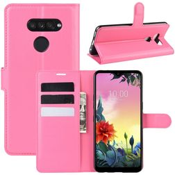 Mobigear Classic LG K50s Pungetui med Seddelrum - Magenta