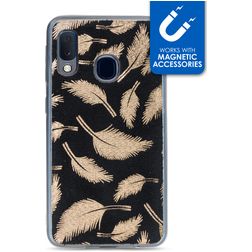 My Style Magneta Samsung Galaxy A20e TPU flessibile Back cover - Golden Feathers