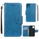 Mobigear Flowers iPhone 11 Wallet case - Blue