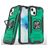 Mobigear Armor Ring iPhone 13 Pro Max Hard Case Back cover Shockproof with Ring Holder - Green