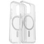 OtterBox Symmetry Plus Transparente iPhone 15 Pro MagSafe Funda Plástico rígido Carcasa Antigolpes - Transparente