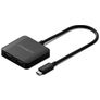 Cygnett Unite 2-in-1 USB-C til HDMI Hub 0,15 m - Sort