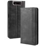 Mobigear Sensation Samsung Galaxy A80 Capa livro Carteira - Preto