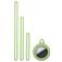 Mobigear Lanyard Apple AirTag Case Flexible Silicone - Lime