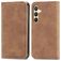 Mobigear Retro Slim Samsung Galaxy S25 Plånboksfodral - Brun