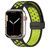 Mobigear Sport Plus Mag Silikone Apple Watch Urrem Magnetlås - 42/41/40/38 mm - Sort / Grøn