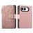 Mobigear Flowers iPhone Duo Plånboksfodral med sedelfack - Rosa