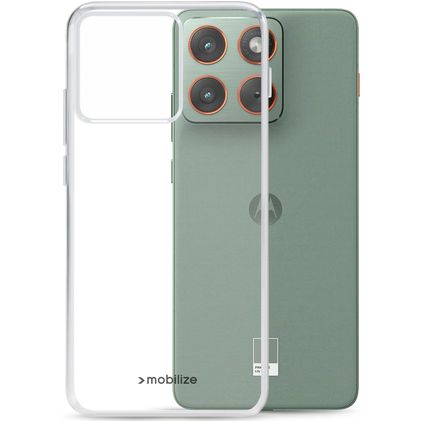 Mobilize Gelly Läpinäkyvä Motorola Edge 70 Joustava TPU Suojakuori - Läpinäkyvä