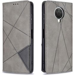 Mobigear Rhombus Slim Nokia G20 Lompakkokotelo - Harmaa