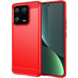 Mobigear Brushed Slim Xiaomi 13 Pro Elastyczne TPU Etui plecki - Czerwony
