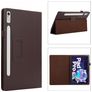 Mobigear Classic Lenovo Tab P11 Pro Gen 2 Wallet case + Stylus Holder - Brown