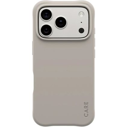 CARE by PanzerGlass Fashionable iPhone 17 Pro Silikon MagSafe Etui plecki - Vanilla
