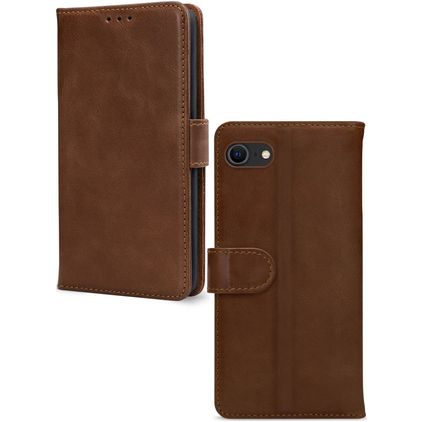 Mobilize Wallet iPhone 6 Piel auténtica Funda tipo libro Cartera - Marrón