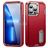 Mobigear Rugged Stand iPhone 14 Pro Hard Case Back cover Shockproof with Stand - Red