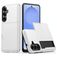 Mobigear Card Samsung Galaxy S26 Plus Funda Plástico rígido Carcasa Antigolpes con tarjetero - Blanco