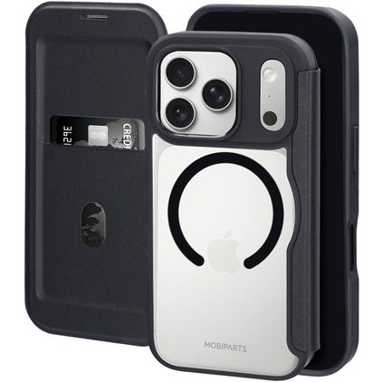 Mobiparts Shield Line iPhone 17 Pro MagSafe Wallet case - Black
