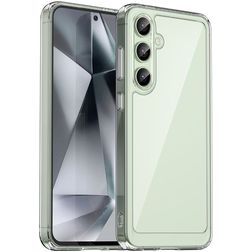 Mobigear Crystal Läpinäkyvä Samsung Galaxy S24 FE Kova Suojakuori - Läpinäkyvä