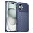 Mobigear Groove iPhone 16 TPU flexible Carcasa - Azul