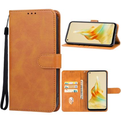 Mobigear Wallet OPPO Reno 8T 4G Etui z klapką typu portfel - Brązowy