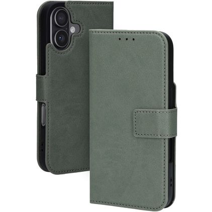 Mobiparts Classic Wallet iPhone 17 MagSafe Capa livro - Stone Green