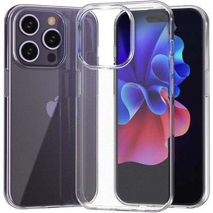 Mobigear Basics Transparente iPhone 15 Pro Max TPU flexible Carcasa - Transparente