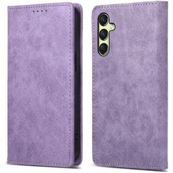 Mobigear Wallet Samsung Galaxy A17 Pungetui med Seddelrum - Lilla