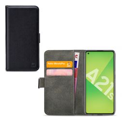 Mobilize Classic Gelly Wallet Samsung Galaxy A21s Lompakkokotelo + Setelitasku - Musta