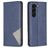 Mobigear Rhombus Slim Samsung Galaxy S24 Plus Capa livro - Azul
