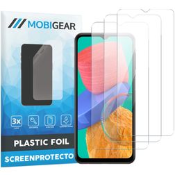 Mobigear Samsung Galaxy M33 Protezione schermo in pellicola - Compatibile con le cover (confezione da 3)