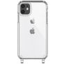 Mobigear Mix & Match Transparente iPhone 11 TPU flexível Capa com cordão - Transparente