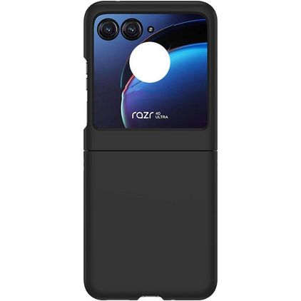 Mobigear Colors Motorola Razr 50 Plástico rígido Capa traseira - Preto