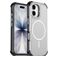 Mobigear Airbag Shockproof iPhone 17 MagSafe Hardcase Etui plecki - Srebrny