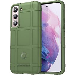 Mobigear Rugged Shield Samsung Galaxy S24 Plus Flexibel TPU Skal Stötsäkert - Grön