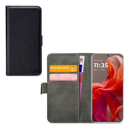 Mobilize Classic Gelly Wallet Motorola Moto G85 Pungetui med Seddelrum - Sort